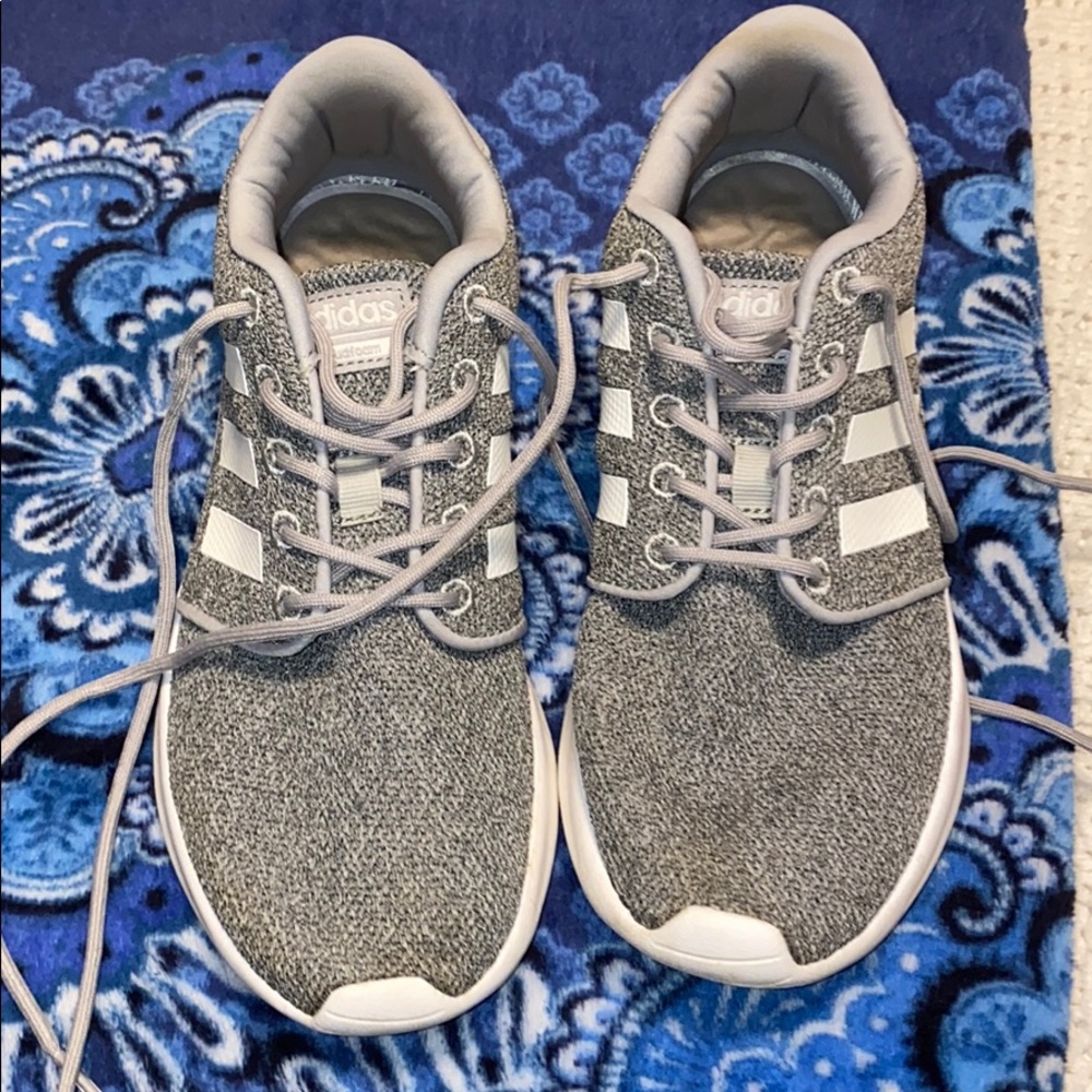 adidas grey cloudfoam shoes